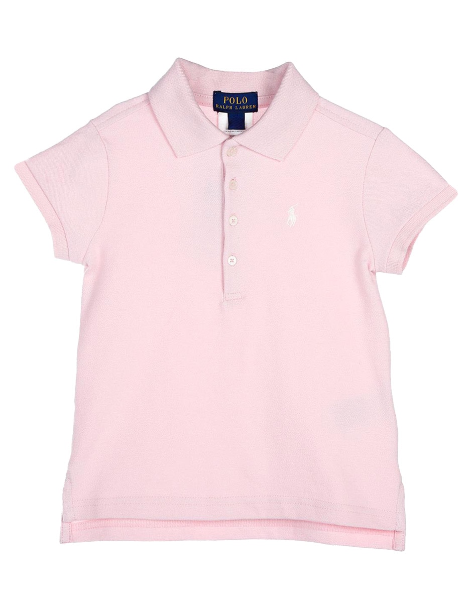 Playera polo de algodón para niña Playera polo de algodón para niña