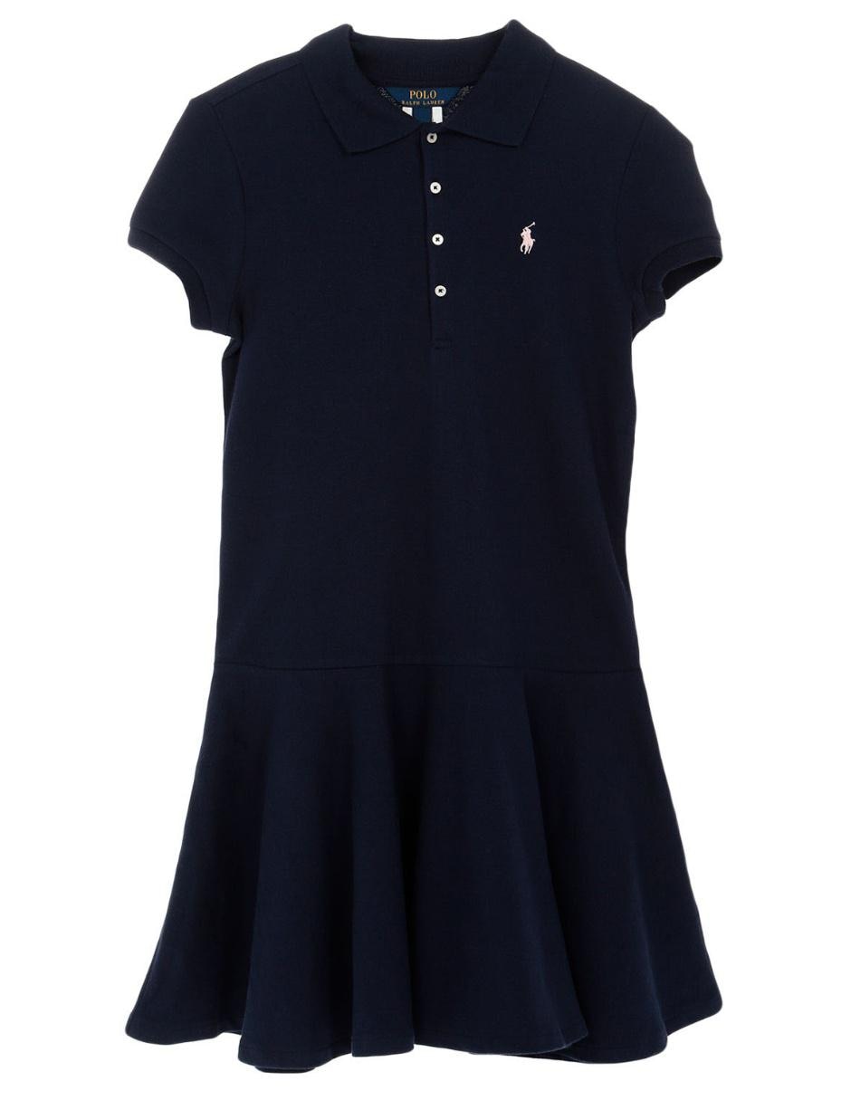 Vestido polo cap niña
