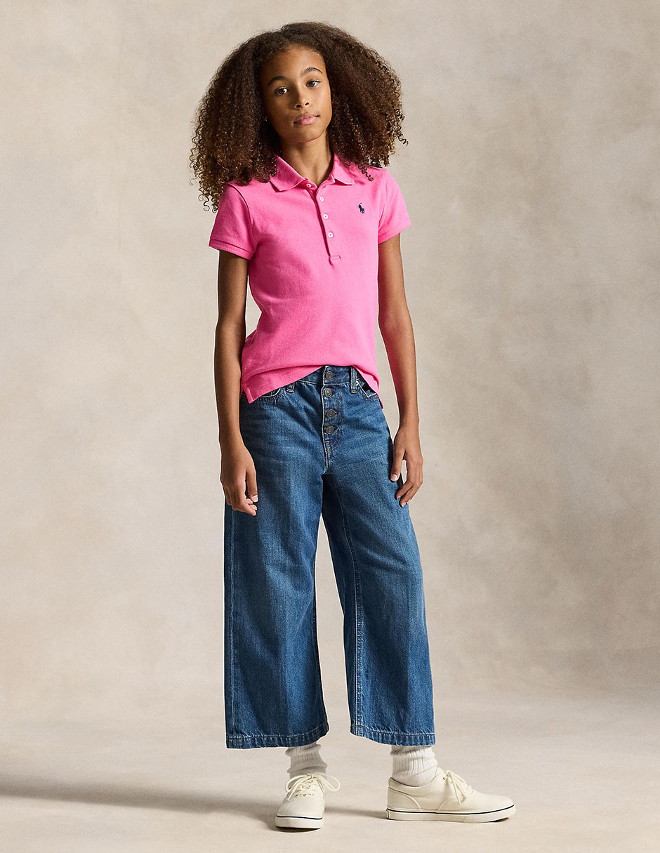 Playera de algodón para niña