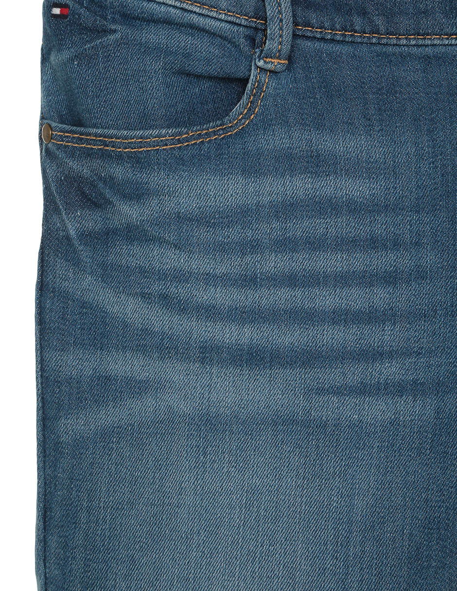 Jeans straight Hilfiger lavado claro para niña 3