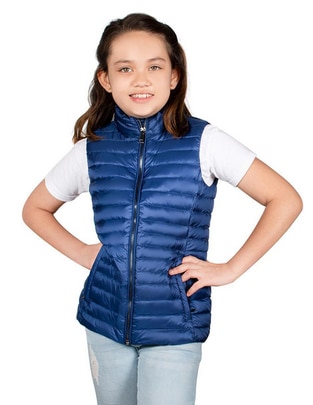 Chaleco con bolsillos para niña Chaleco con bolsillos para niña
