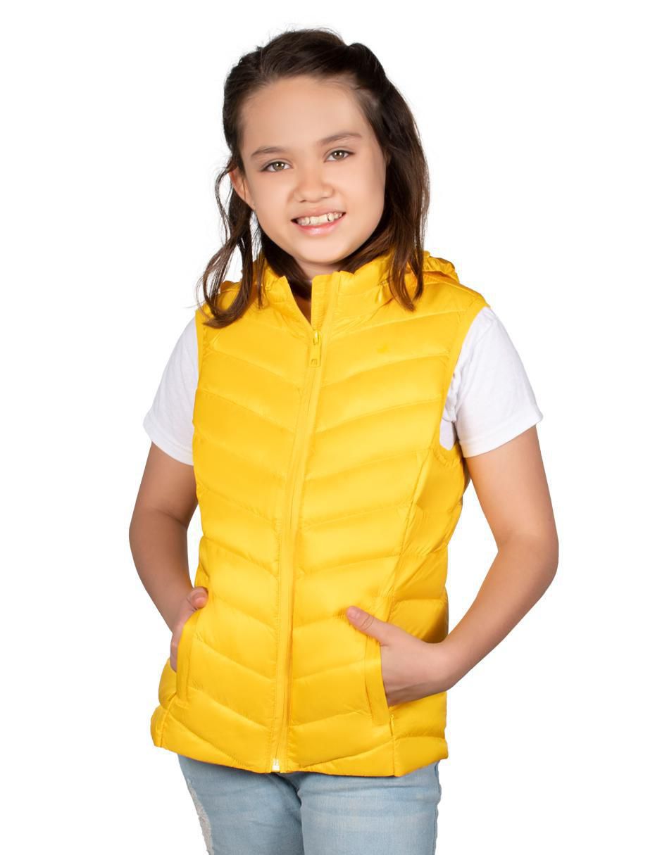Chaleco con bolsillos para niña Chaleco con bolsillos para niña