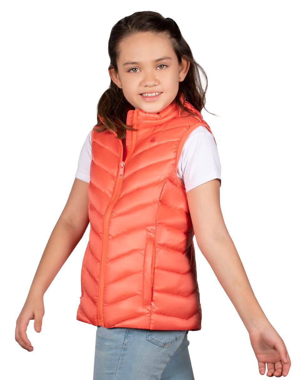 Chaleco con bolsillos para niña 4