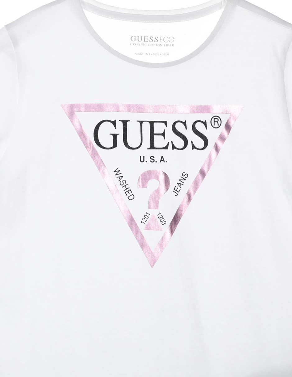 Playera manga corta para niña