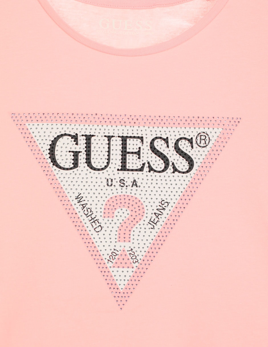 Playera manga corta para niña