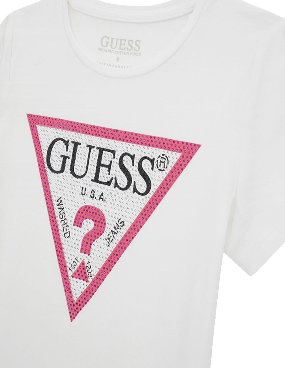 Playera manga corta para niña