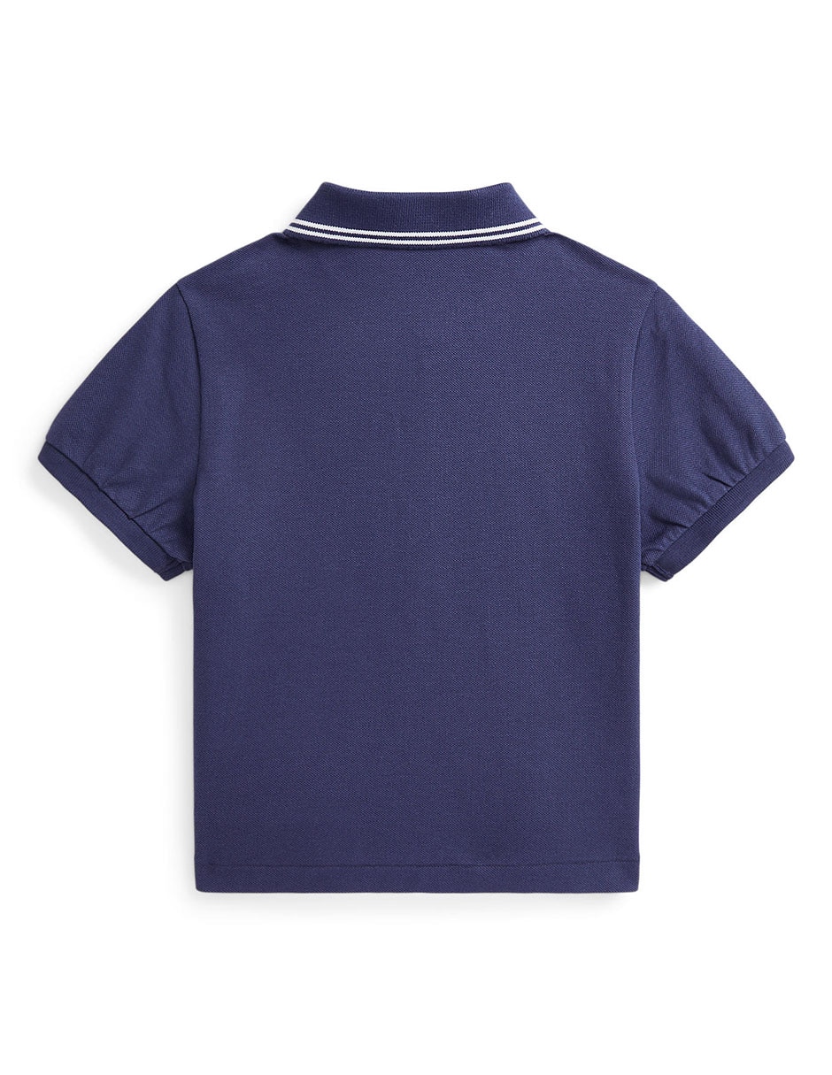 Playera tipo polo para niña 2