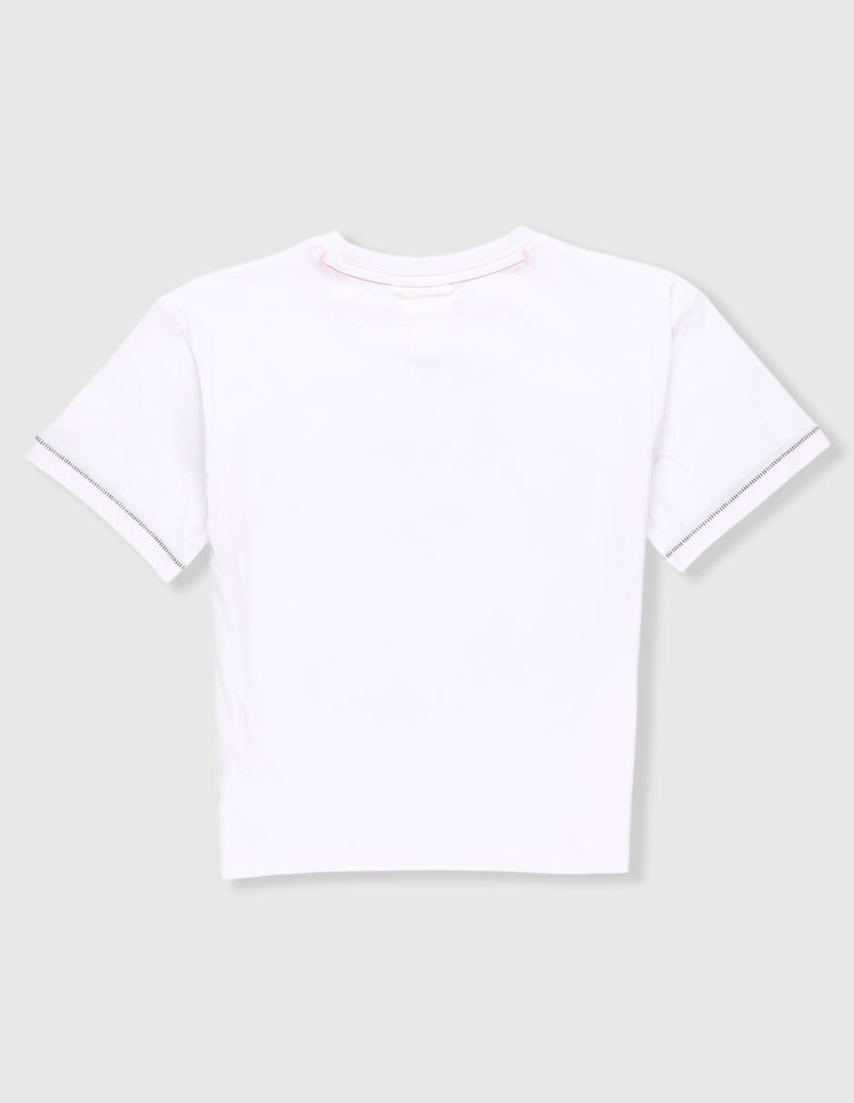 Playera manga corta para niña