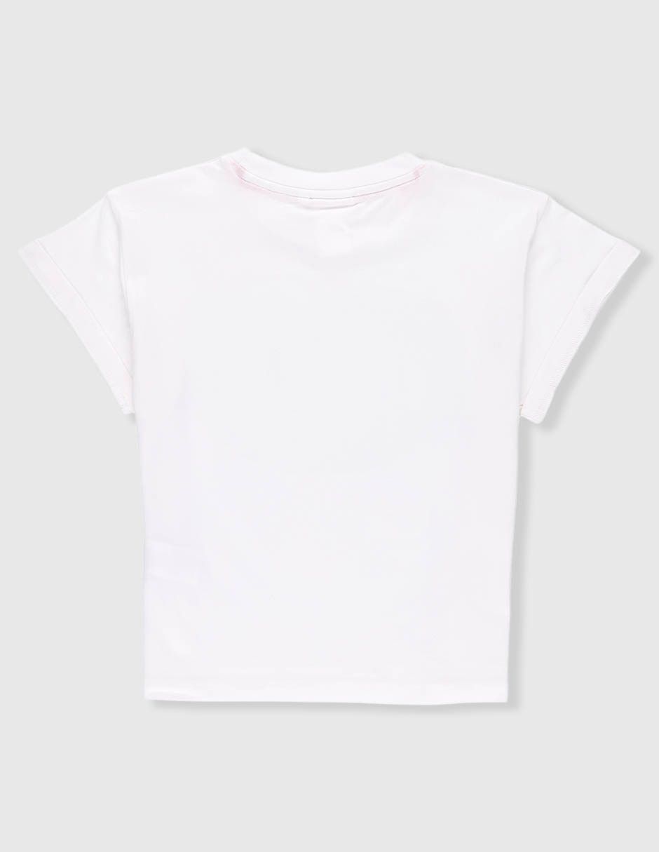 Playera manga corta para niña