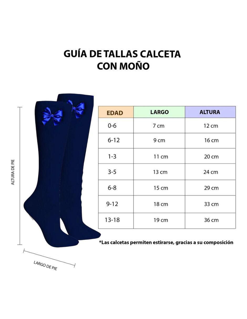 Set calceta de poliéster para niña 6 pares 4