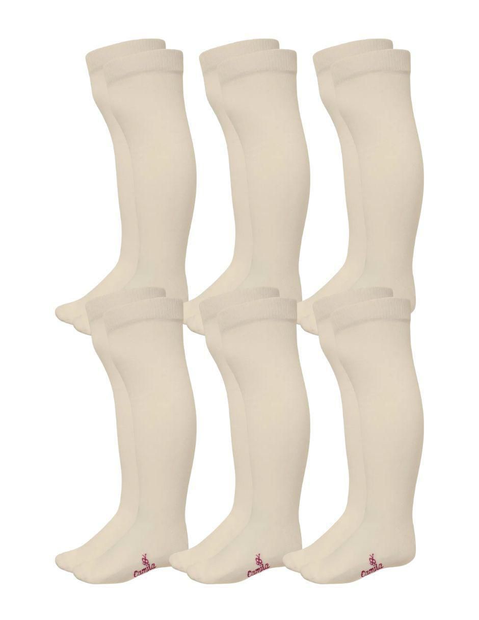 Set calceta de algodón para niña 6 pares