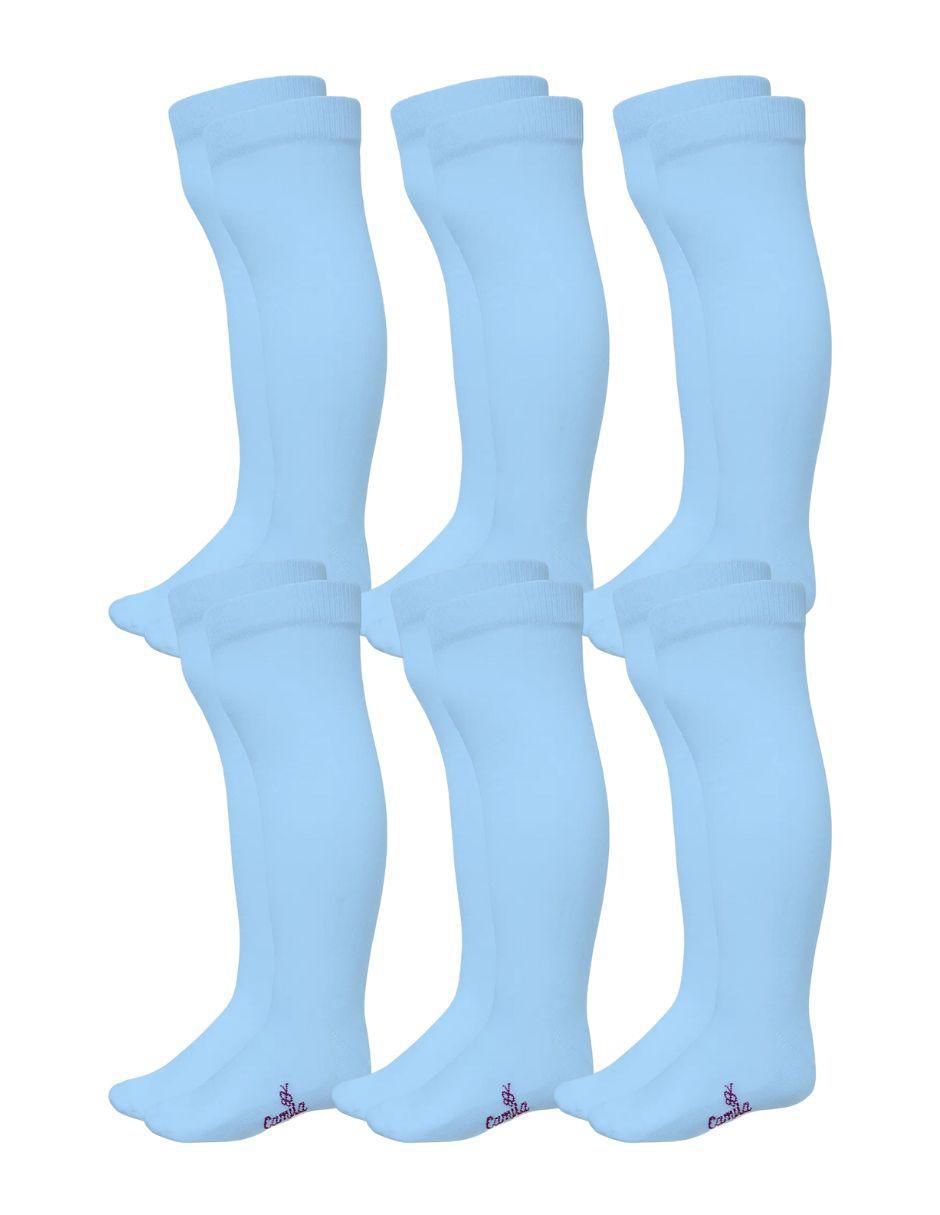 Set calceta de algodón para niña 6 pares Set calceta de algodón para niña 6 pares