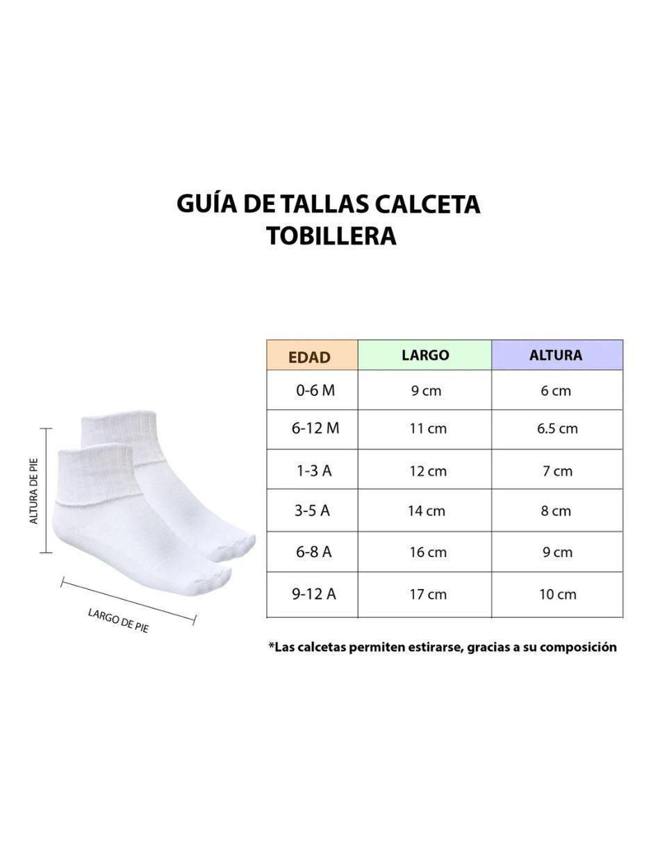 Set calcetín de algodón para niña 6 pares 5