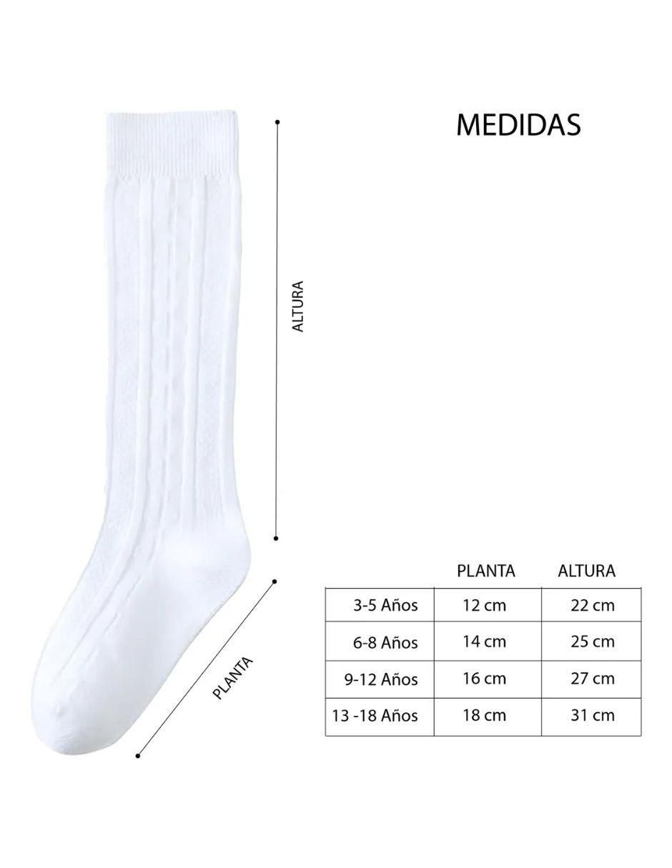 Set calceta para niña 6 pares 4