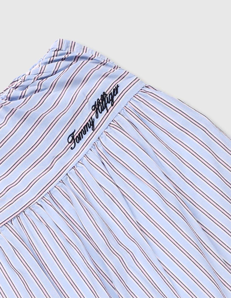 Falda Hilfiger de algodón para niña