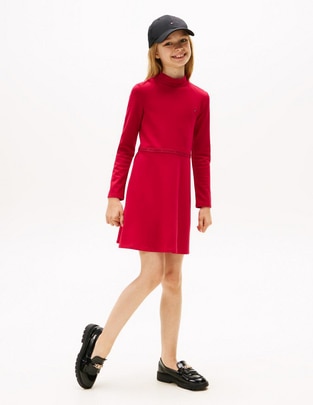 Vestido Tommy Hilfiger manga regular para niña