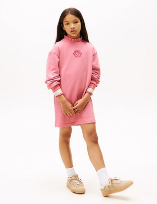 Vestido Tommy Hilfiger manga regular para niña