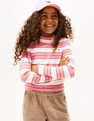 Playera manga corta para niña