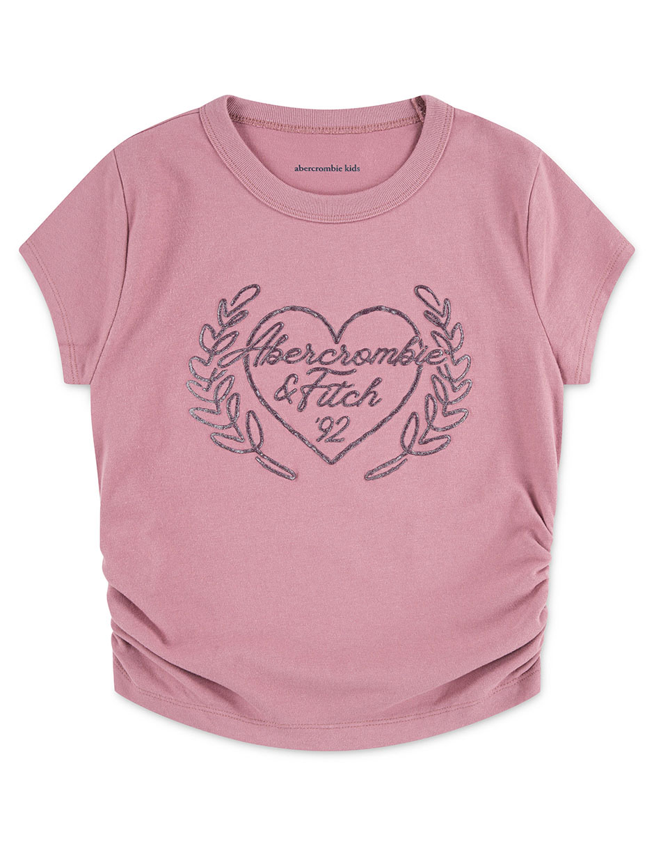 Playera manga corta para niña