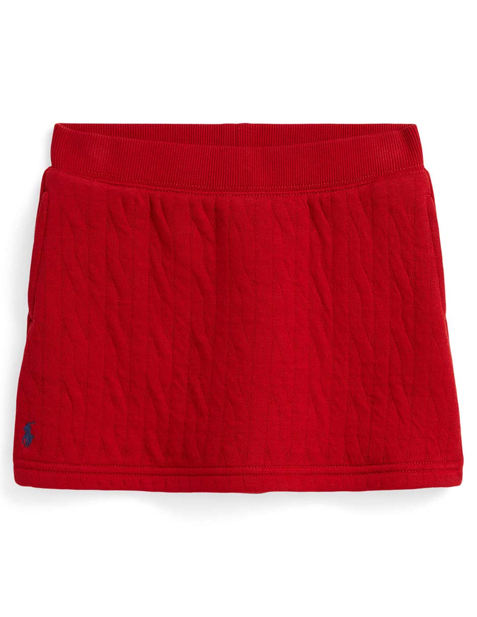 Falda Polo de algodón para niña