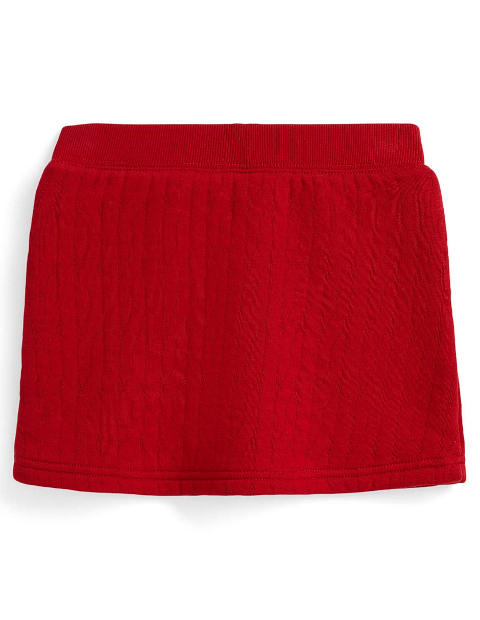 Falda Polo de algodón para niña