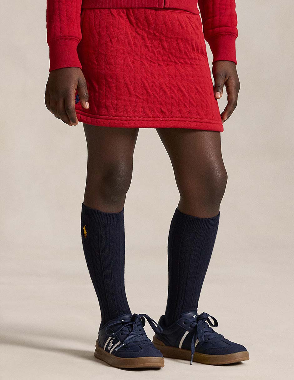 Falda Polo de algodón para niña