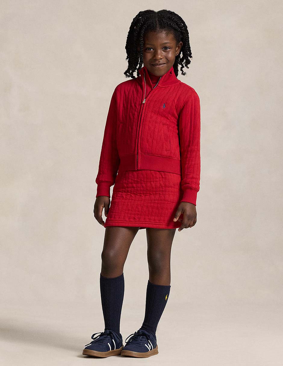 Falda Polo de algodón para niña