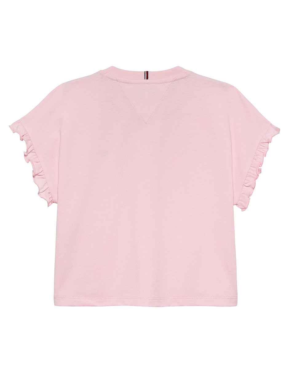 Playera manga corta para niña