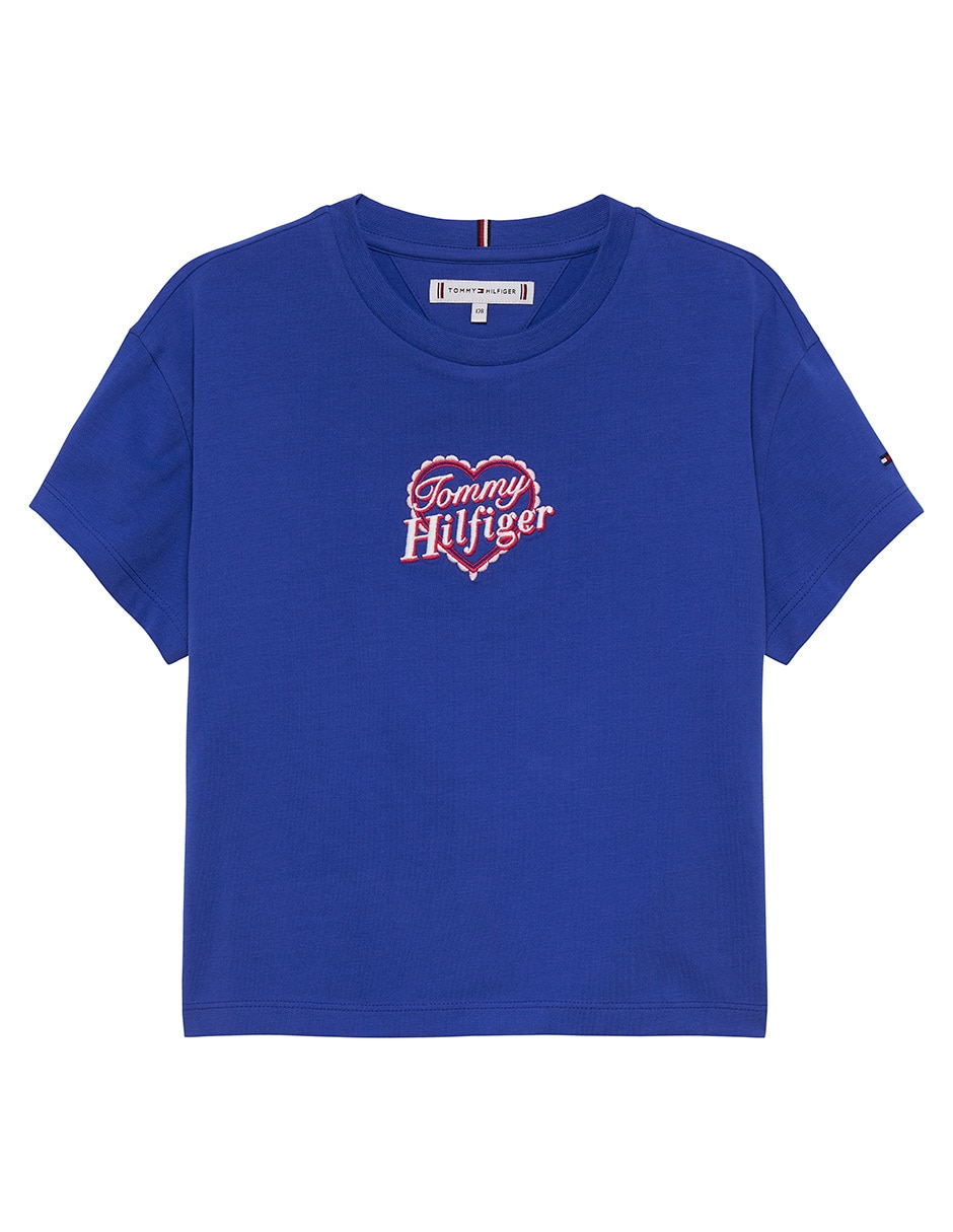 Playera manga corta para niña