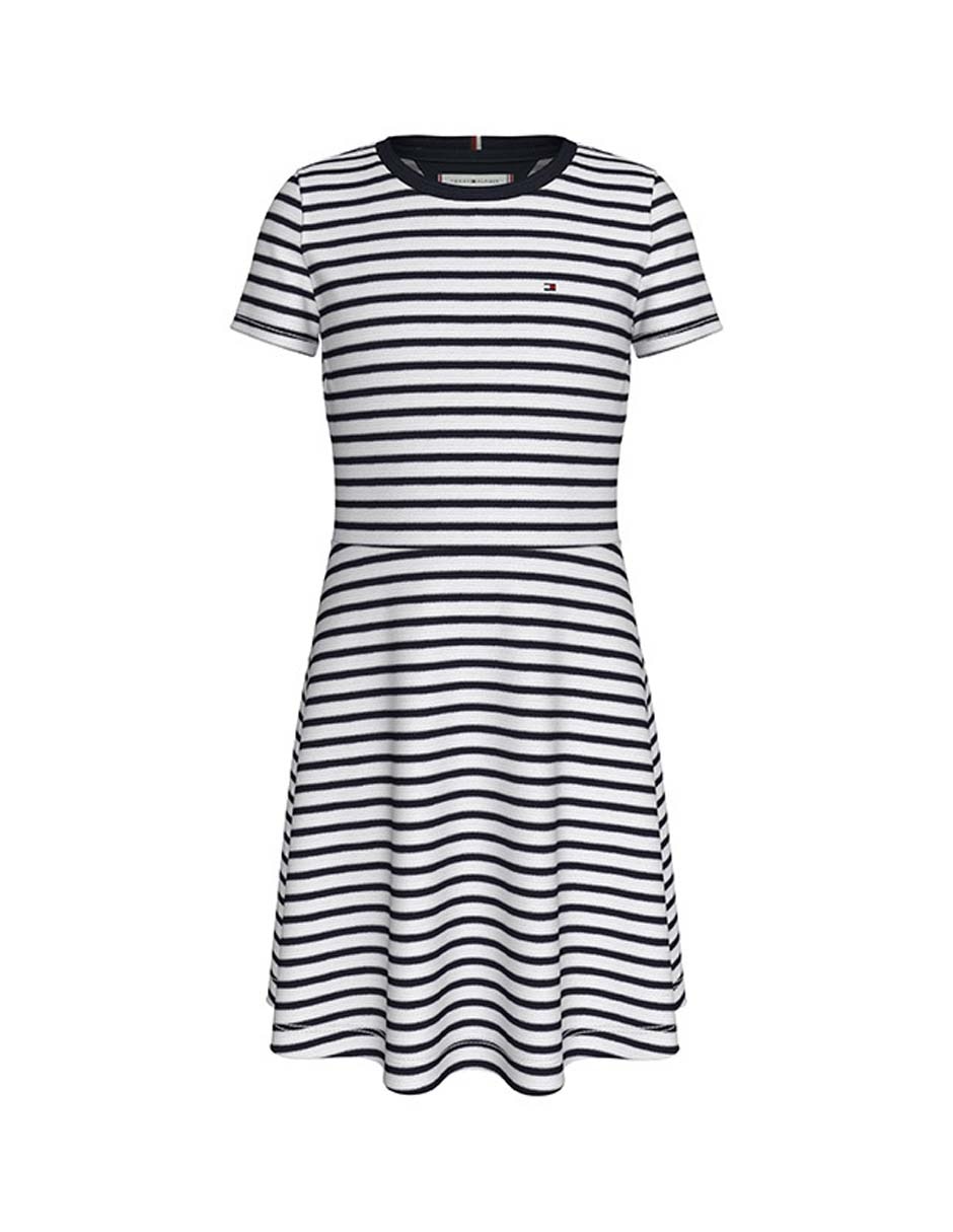 Vestido Hilfiger manga regular para niña