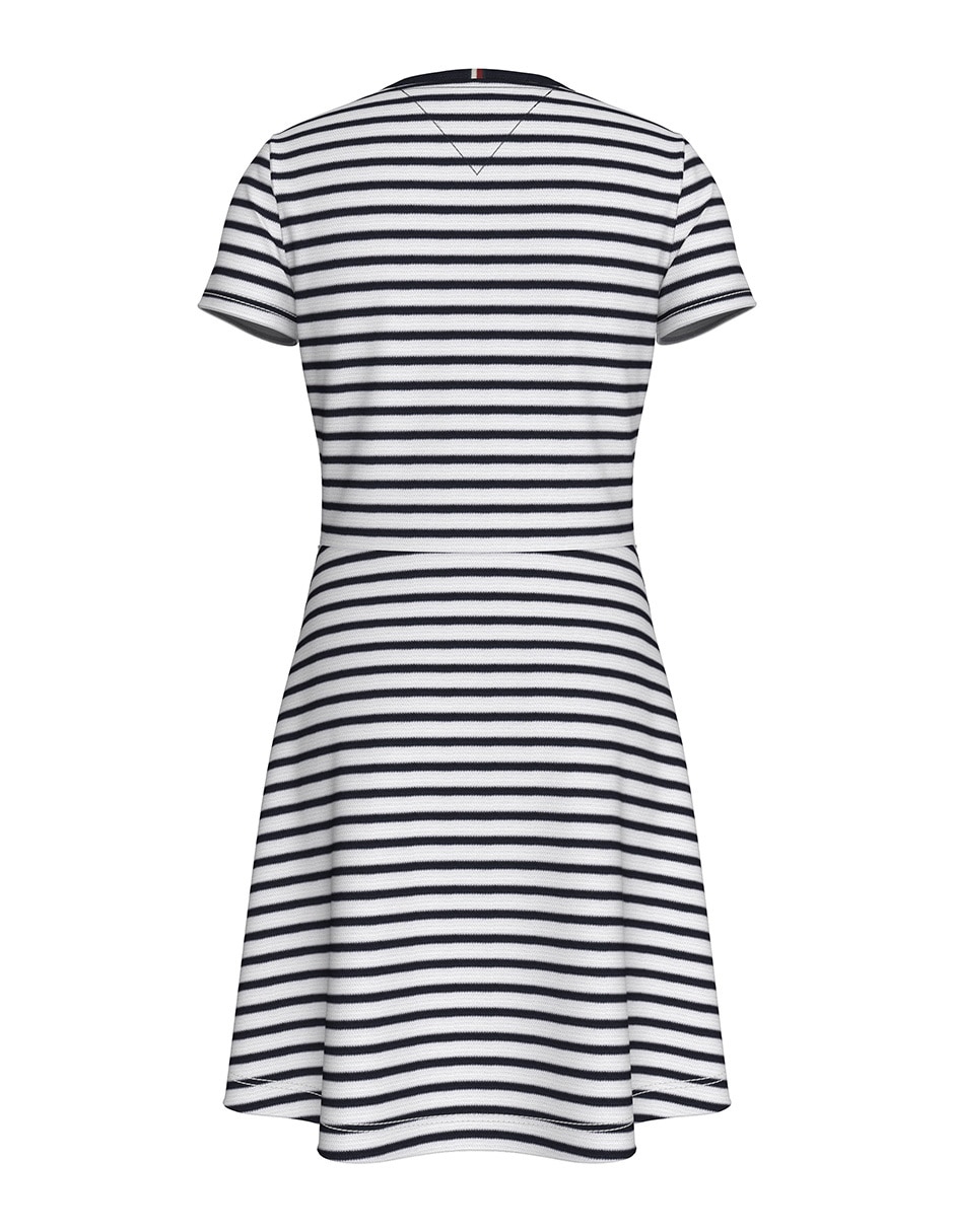Vestido Hilfiger manga regular para niña 2