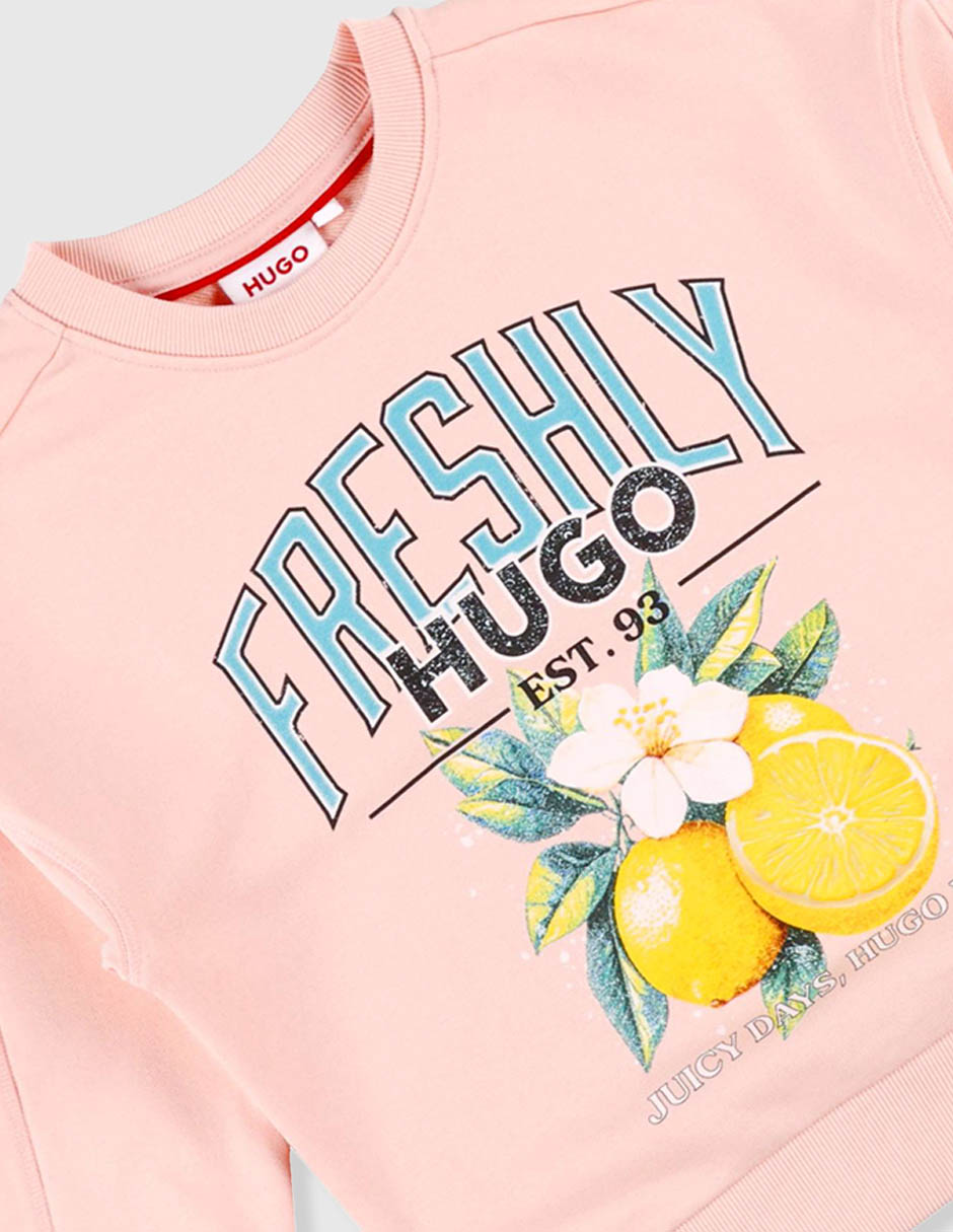 Sudadera de algodón de niña 4