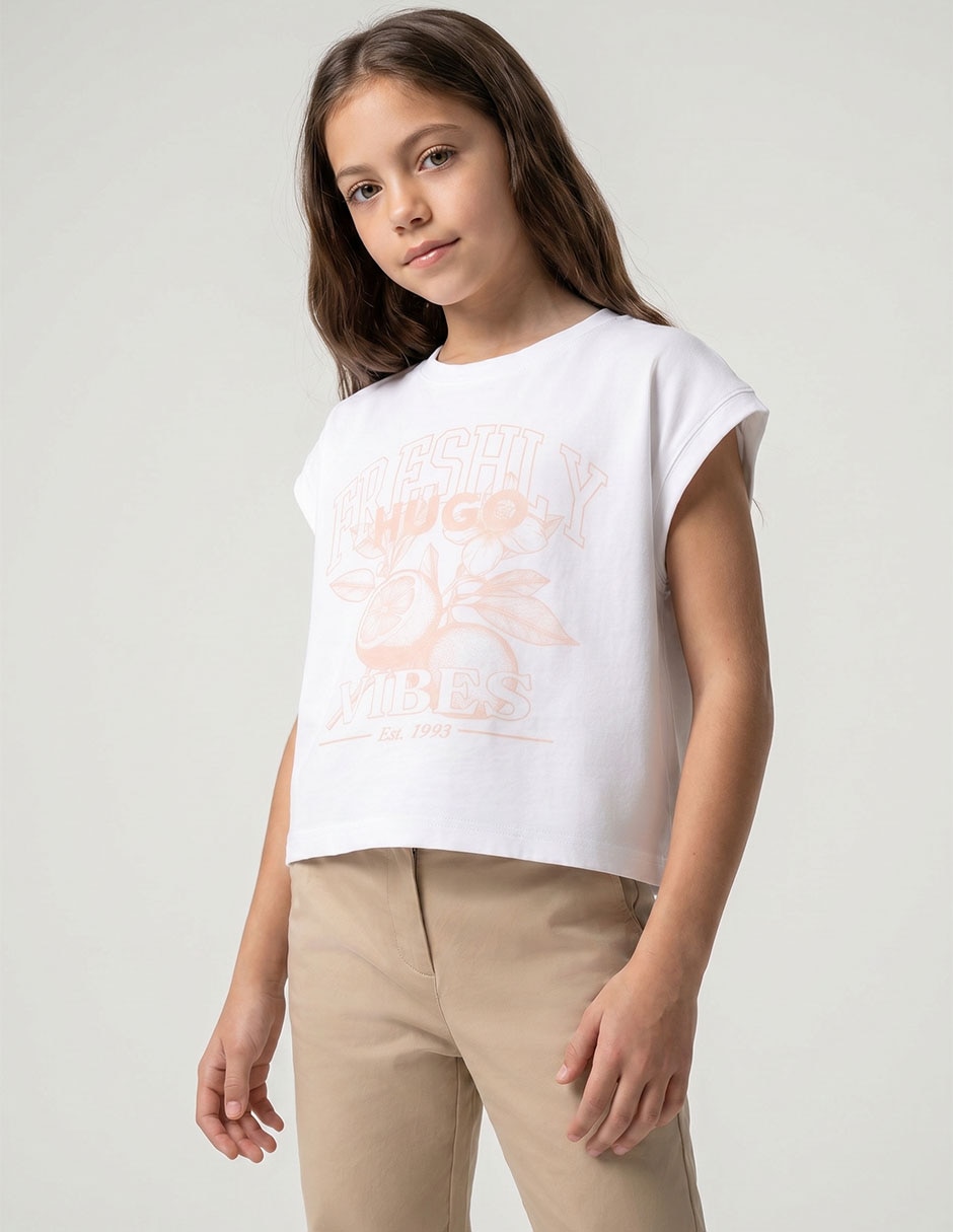 Playera hugo para niña