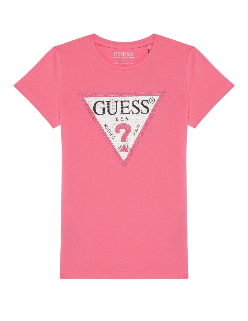Playera manga corta para niña