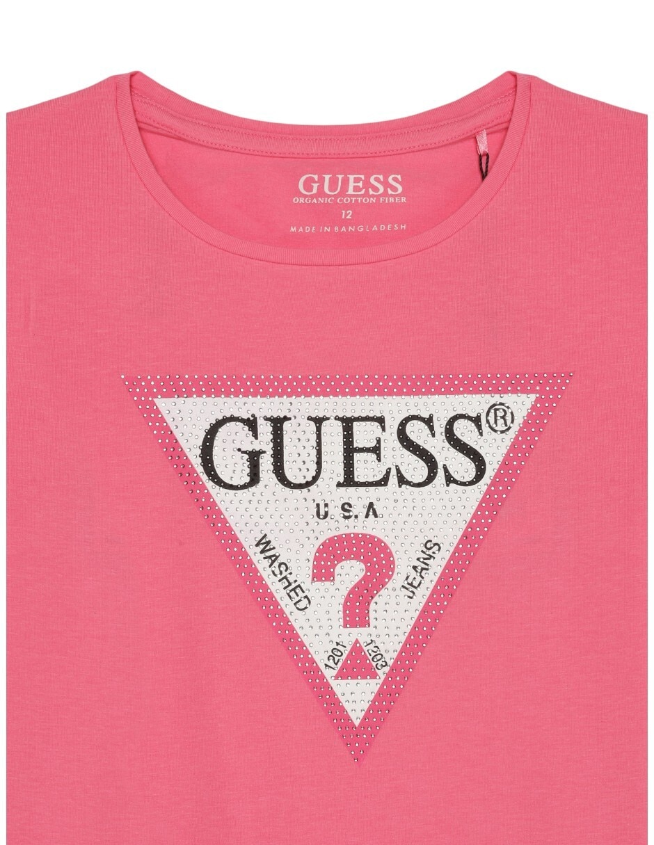 Playera manga corta para niña