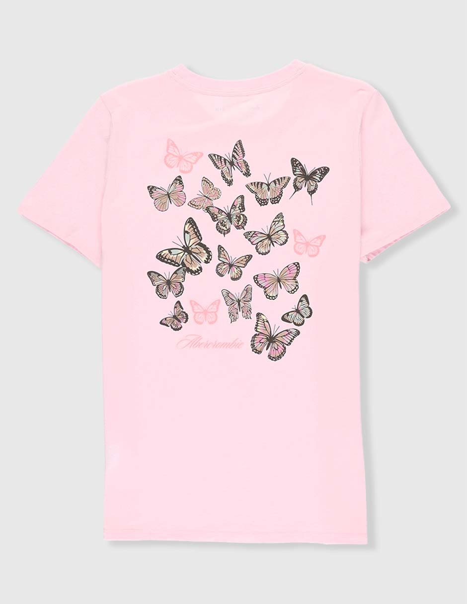 Playera Kids manga corta para niña