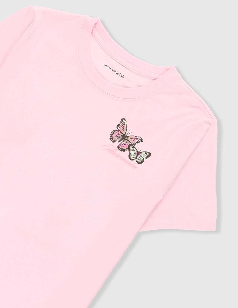 Playera Kids manga corta para niña