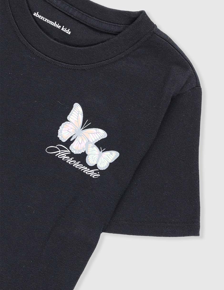Playera Kids manga corta para niña