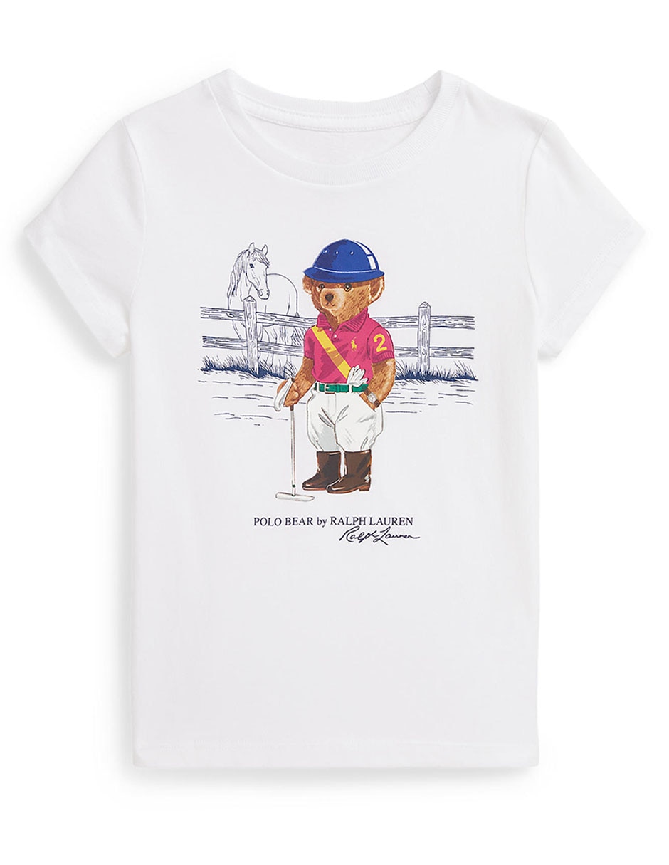 Playera Polo manga corta para niña