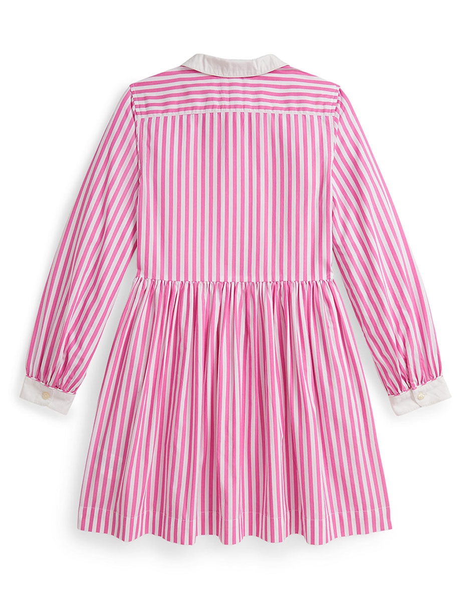 Vestido Polo manga regular para niña