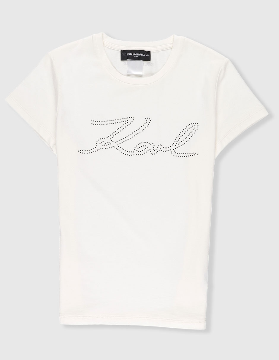 Playera manga corta para niña