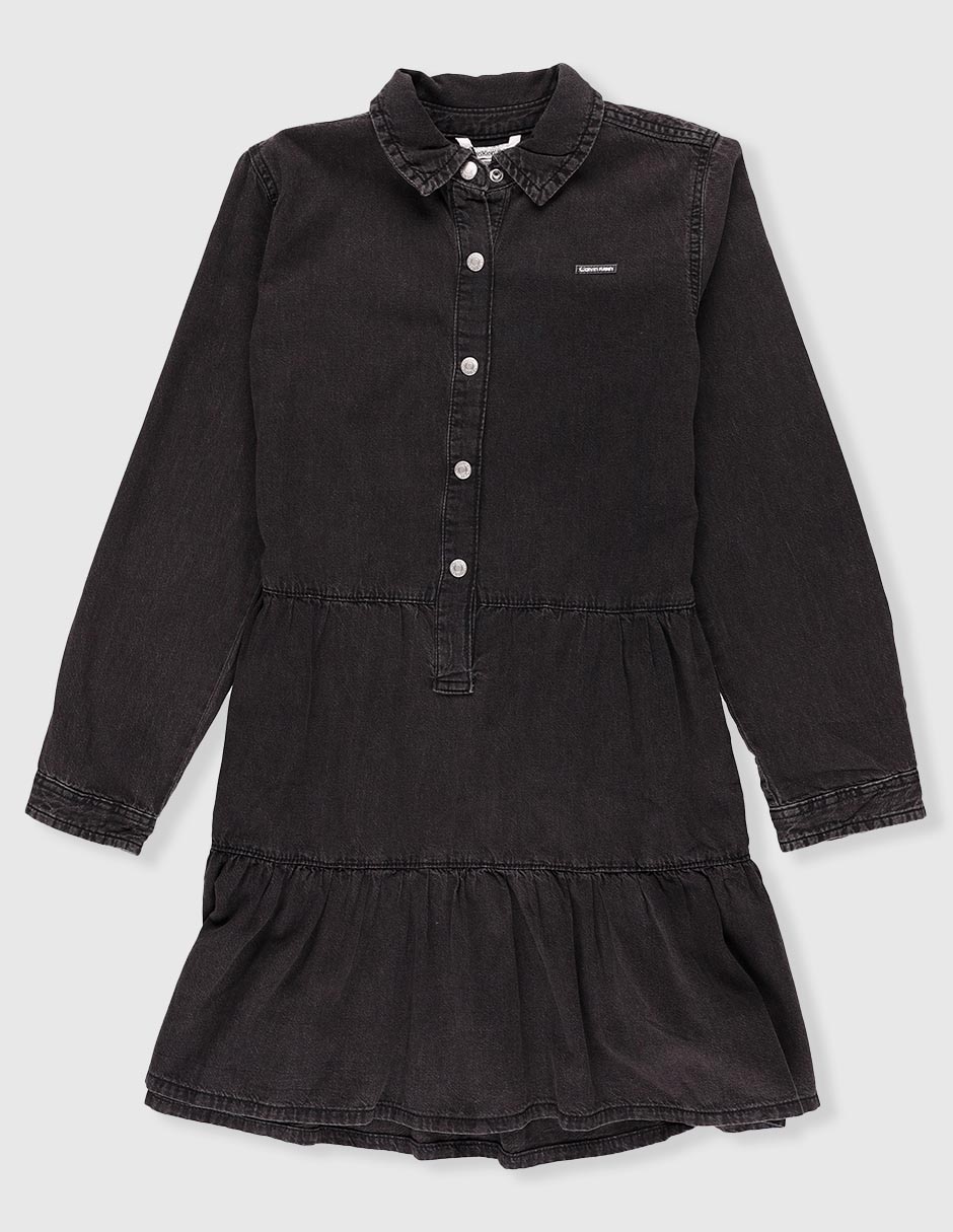 Vestido Calvin Klein manga larga para niña