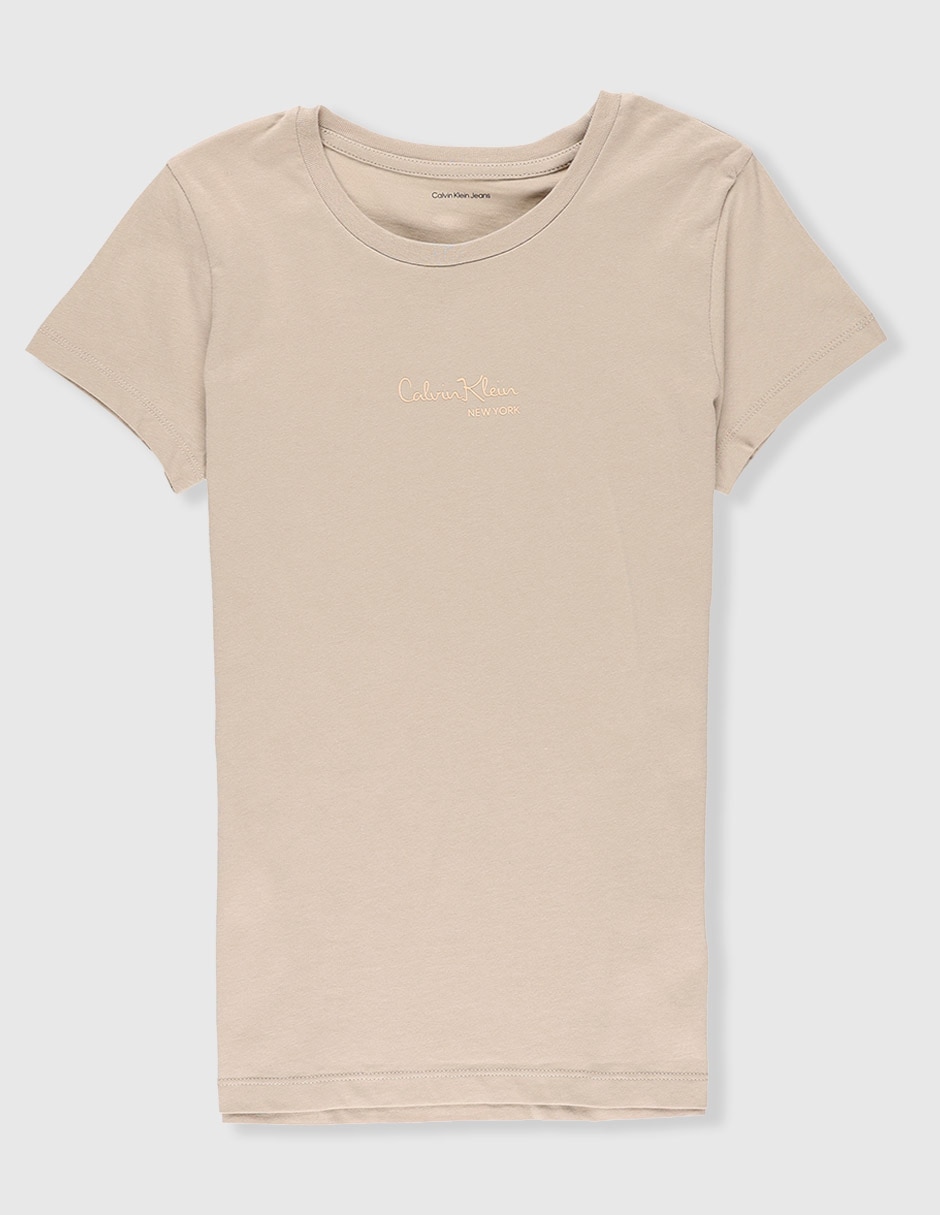 Playera Calvin Klein manga corta para niña