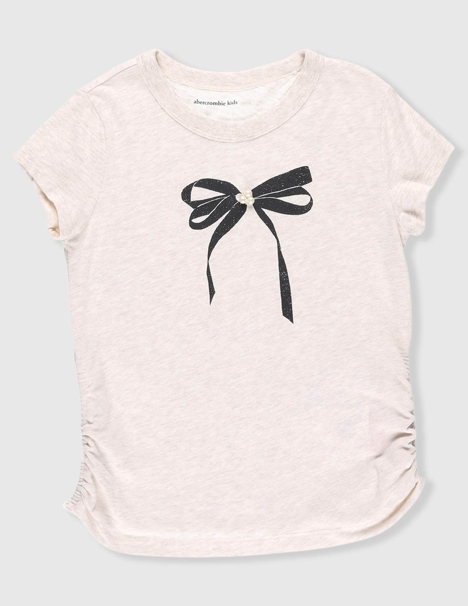 Playera manga corta para niña
