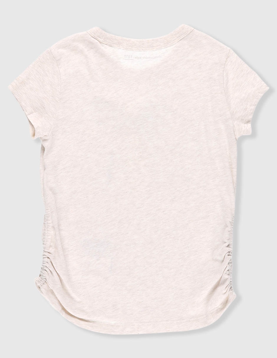 Playera manga corta para niña