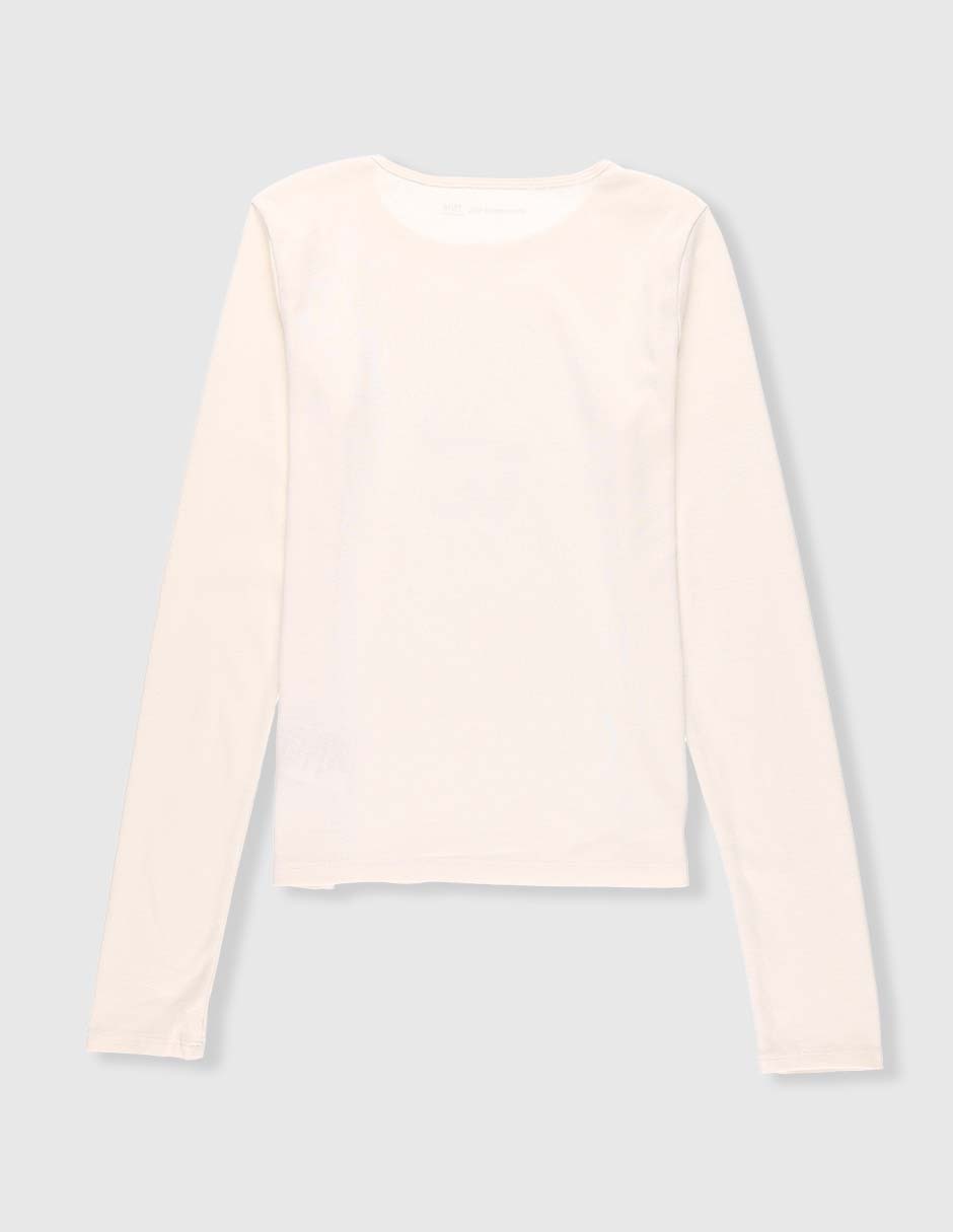 Playera manga larga para niña