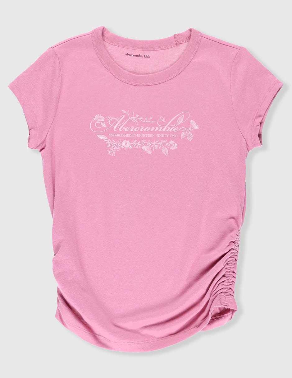 Playera manga corta para niña