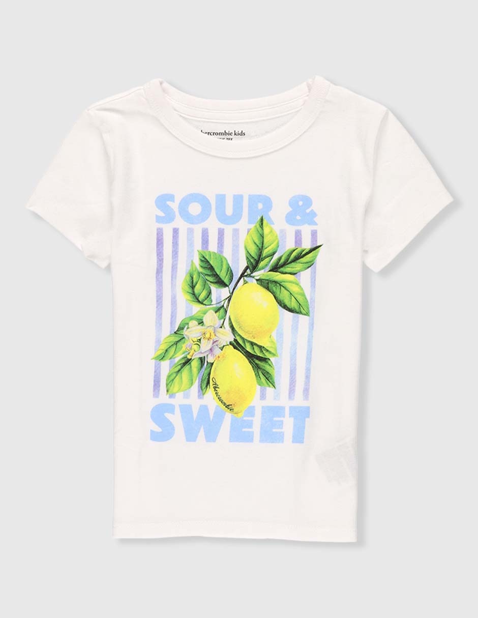 Playera manga corta para niña