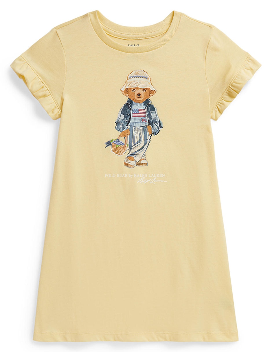 Vestido Polo manga corta para niña