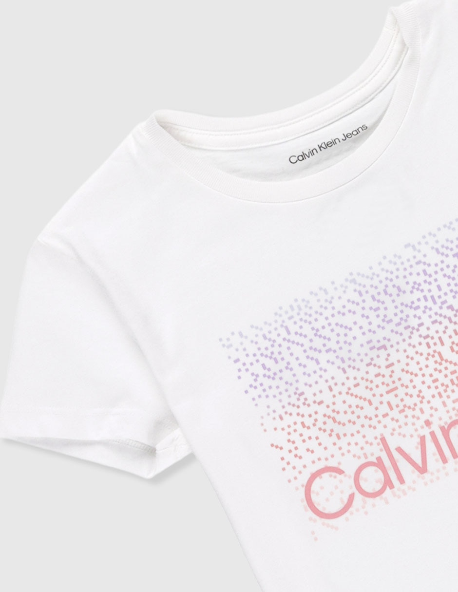 Playera Ck manga corta para niña